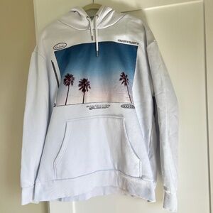 Topman White Hoodie SweatShirt (XXL)